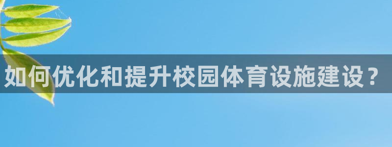 意昂体育3平台注册要钱吗安全吗：如何优化和提升校园体育设施建